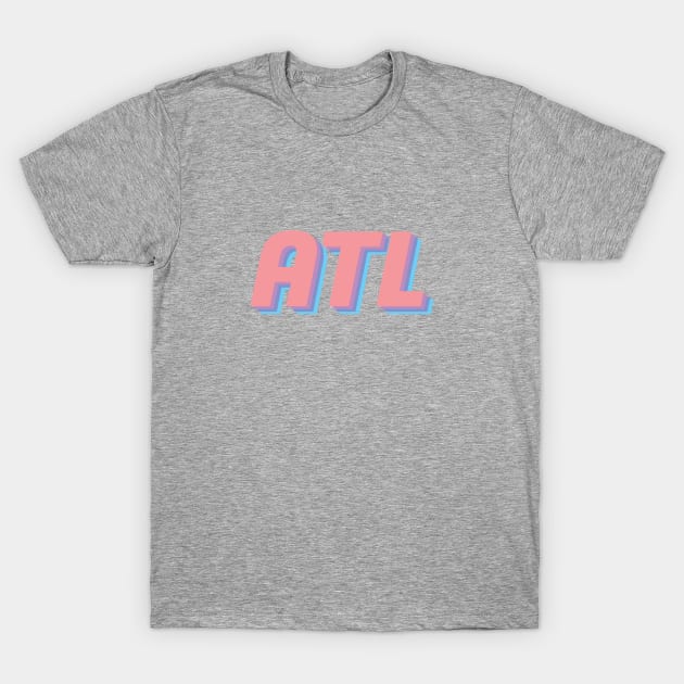 Pastel ATL T-Shirt by AdventureFinder